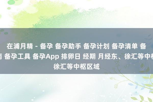 在浦月精 - 备孕 备孕助手 备孕计划 备孕清单 备孕指南 备孕工具 备孕App 排卵日 经期 月经东、徐汇等中枢区域
